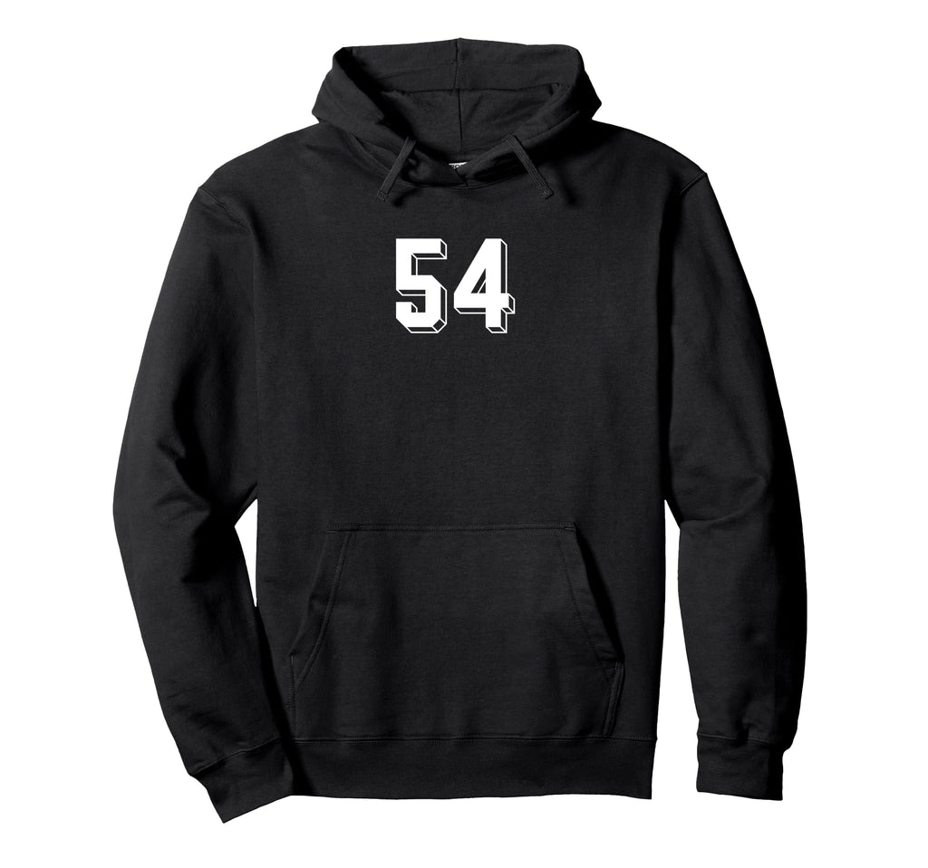 Number 54 80S 90S Soccer Team Jersey Hoodie - Trendy Graphic Unisex - T-Shirt, Sweatshirt, Hoodie