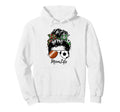 Football Mom Soccer Mom Life Messy Hoodie - Fun Novelty Design for Adults - T-Shirt, Sweatshirt, Hoodie