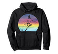 Womens Soccer Silhouette Sunset Soccer Hoodie - Novelty Apparel for Adults - T-Shirt, Sweatshirt, Hoodie