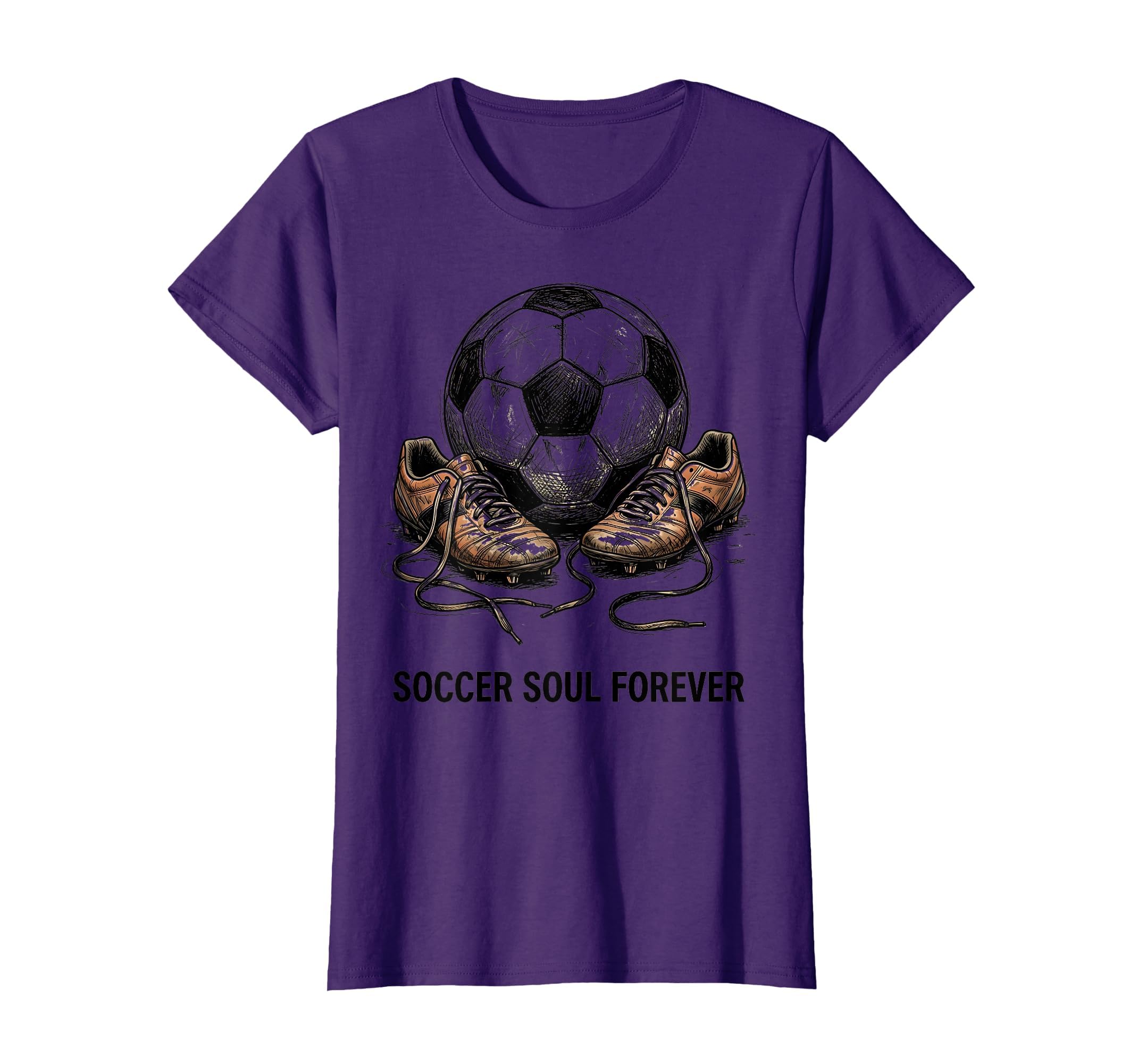 Soccer Soul Forever Passionate Player T-Shirt - Streetwear Style Unisex - T-Shirt, Sweatshirt, Hoodie
