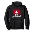 Switzerland Flag Football Soccer Team Pride Hoodie - Graphic Print Unisex - T-Shirt, Sweatshirt, Hoodie