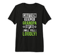 Mens Soccer Keeper Grandpa Will Yell T-Shirt - Unique Graphic Men Women - T-Shirt, Sweatshirt, Hoodie