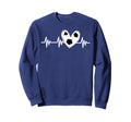 Heartbeat Soccer Lover Tween Teen Sweatshirt - Novelty Apparel Unisex - T-Shirt, Sweatshirt, Hoodie