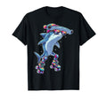 Funny Hammerhead Shark Roller Skates T-Shirt - Novelty Apparel Men Women - T-Shirt, Sweatshirt, Hoodie