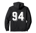Number 94 Backside 80S 90S Team Jersey Hoodie - Unique Graphic Men Women - T-Shirt, Sweatshirt, Hoodie