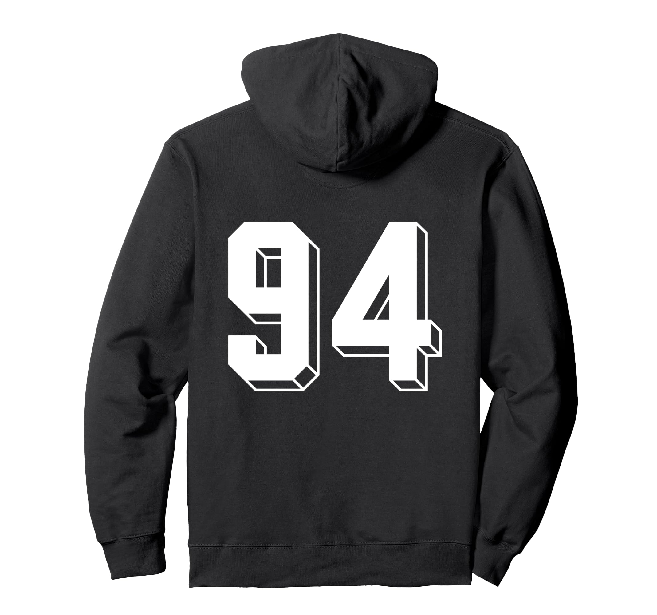 Number 94 Backside 80S 90S Team Jersey Hoodie - Unique Graphic Men Women - T-Shirt, Sweatshirt, Hoodie