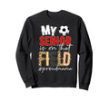 Proud Soccer Senior Mama Soccer Sweatshirt - Custom Art Print for Adults - T-Shirt, Sweatshirt, Hoodie
