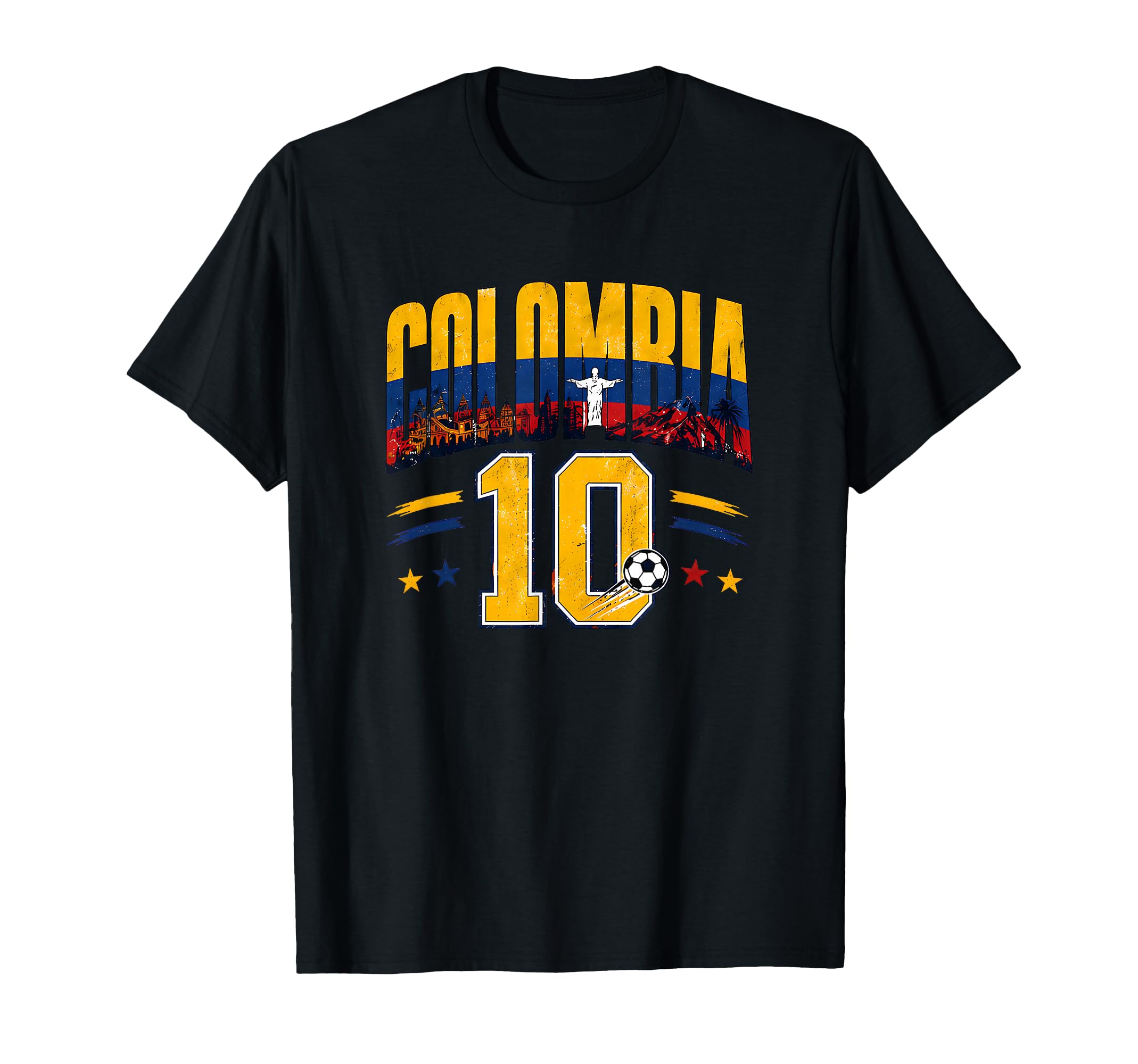 Colombia Football 10 Soccer Lovers T-Shirt - Streetwear Style for Adults - T-Shirt, Sweatshirt, Hoodie