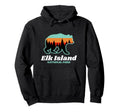 Elk Island National Park Canada Bear Hoodie - Aesthetic Graphic Unisex - T-Shirt, Sweatshirt, Hoodie