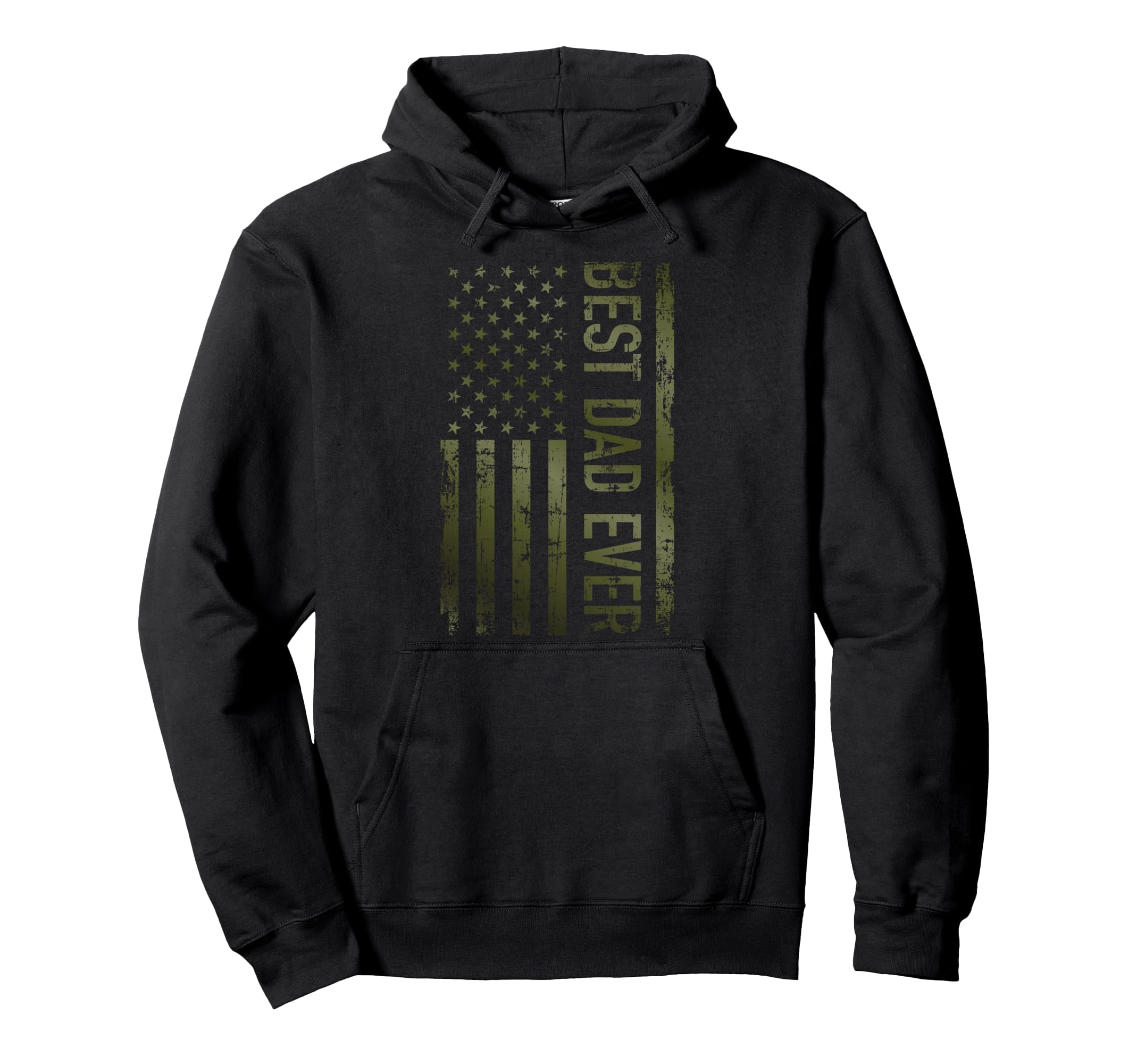 Best Dad Ever American Military Hoodie - Streetwear Style Unisex - T-Shirt, Sweatshirt, Hoodie