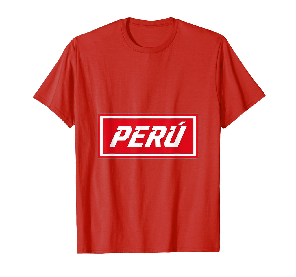 Peru Football Soccer T-Shirt - Minimalist Print for Adults - T-Shirt, Sweatshirt, Hoodie
