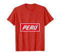 Peru Football Soccer T-Shirt - Minimalist Print for Adults - T-Shirt, Sweatshirt, Hoodie