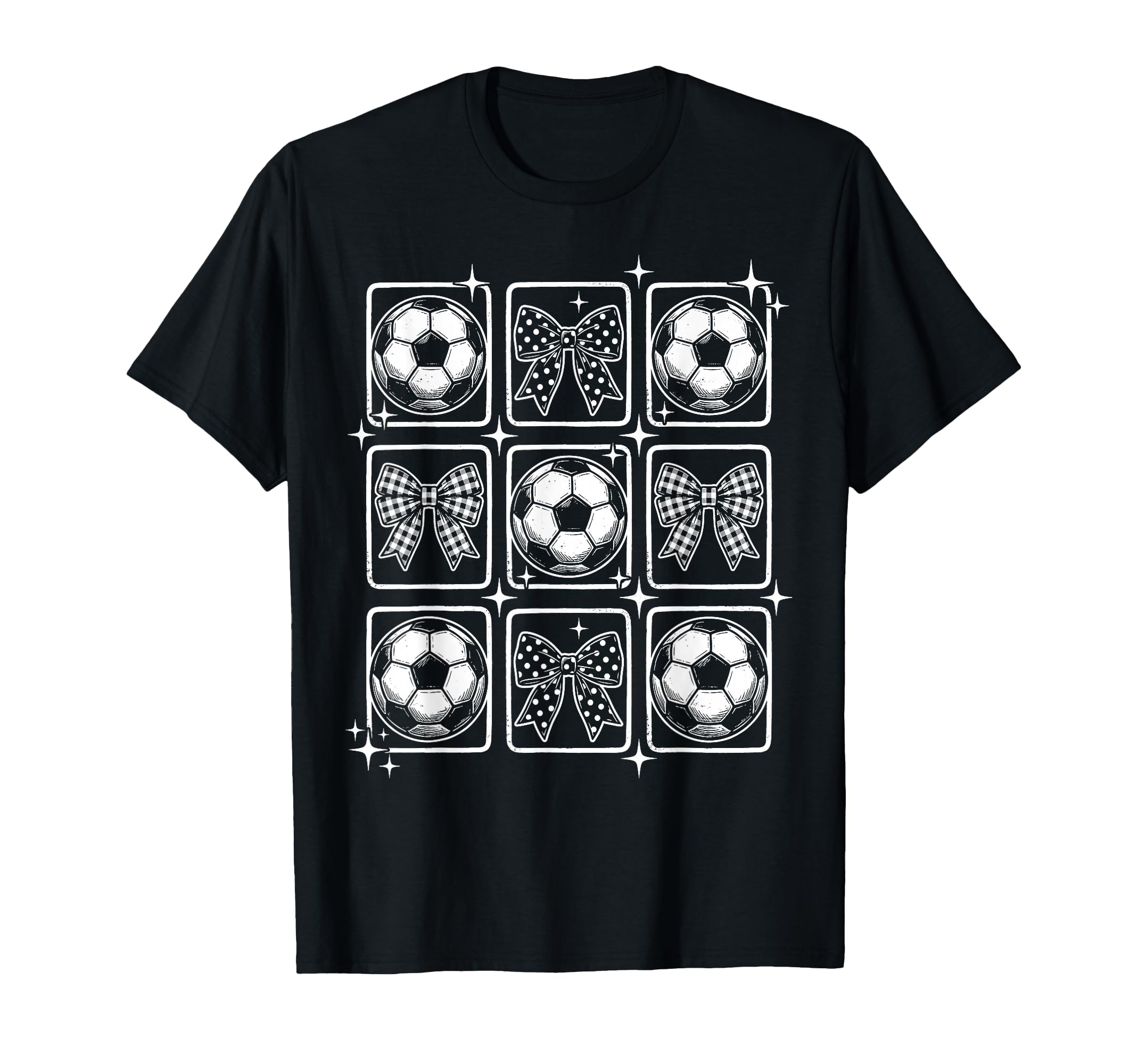 Coquette Bow Soccer T-Shirt - Trendy Graphic Men Women - T-Shirt, Sweatshirt, Hoodie