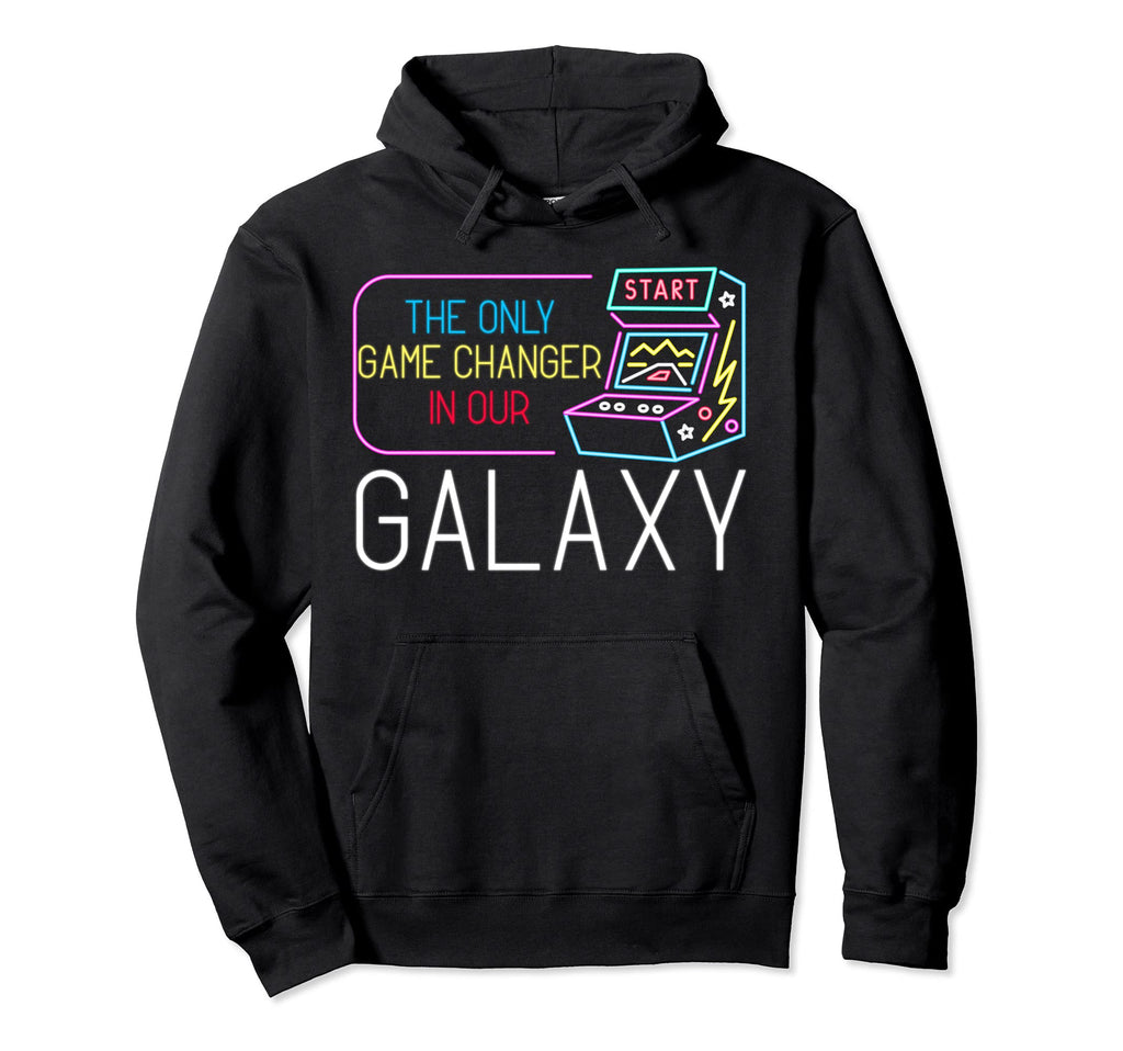 Arcade Gaming Controller Game Over Hoodie - Minimalist Print Men Women - T-Shirt, Sweatshirt, Hoodie