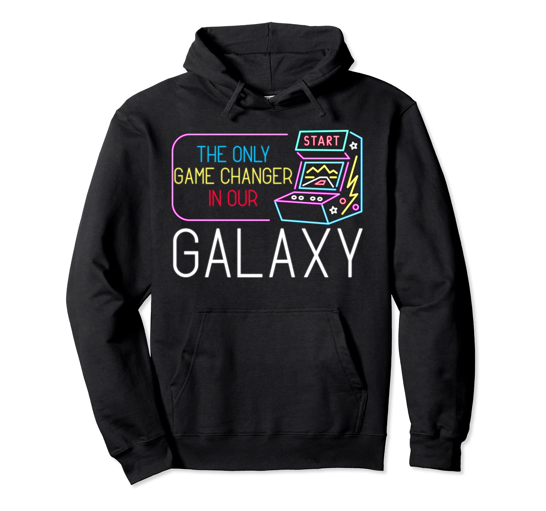 Arcade Gaming Controller Game Over Hoodie - Minimalist Print Men Women - T-Shirt, Sweatshirt, Hoodie