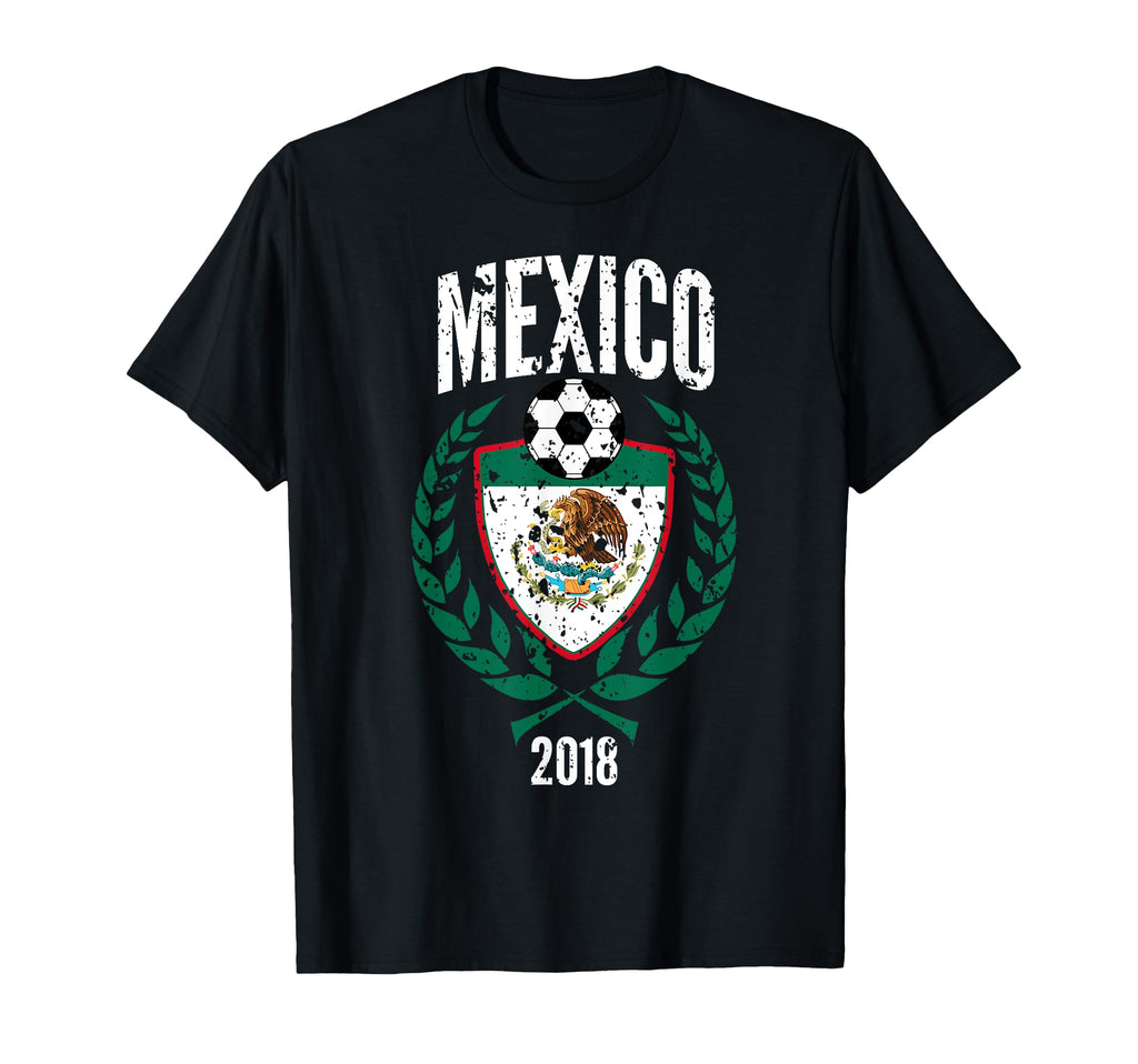 Mexico Soccer Jersey Distressed T-Shirt - Trendy Graphic Men Women - T-Shirt, Sweatshirt, Hoodie