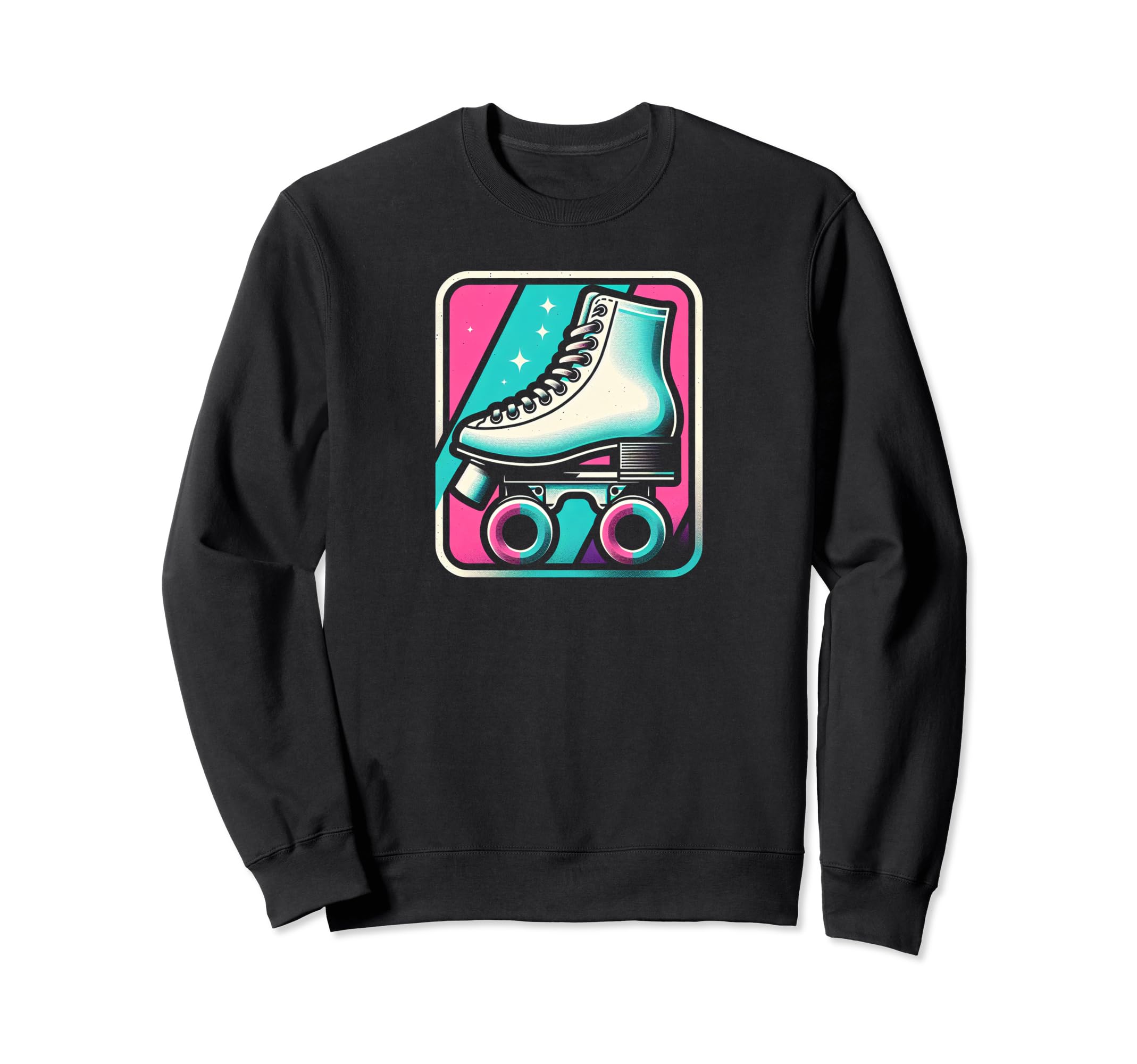 Minimalistic Roller Skate Sweatshirt - Graphic Print Men Women - T-Shirt, Sweatshirt, Hoodie