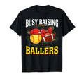 Busy Raising Ballers Softball Football T-Shirt - Graphic Print Men Women - T-Shirt, Sweatshirt, Hoodie