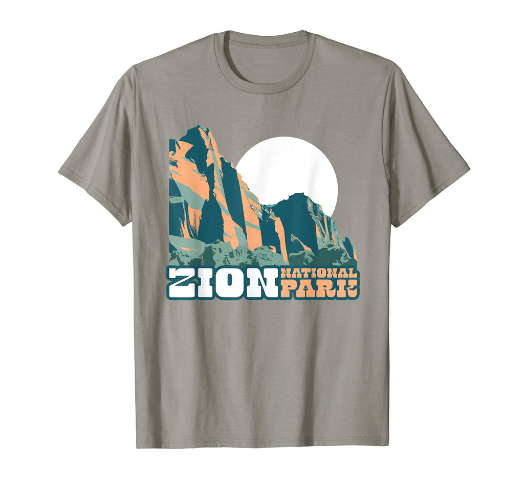 Zion National Park Wpa Utah T-Shirt - Unique Graphic Unisex - T-Shirt, Sweatshirt, Hoodie