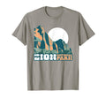 Zion National Park Wpa Utah T-Shirt - Unique Graphic Unisex - T-Shirt, Sweatshirt, Hoodie