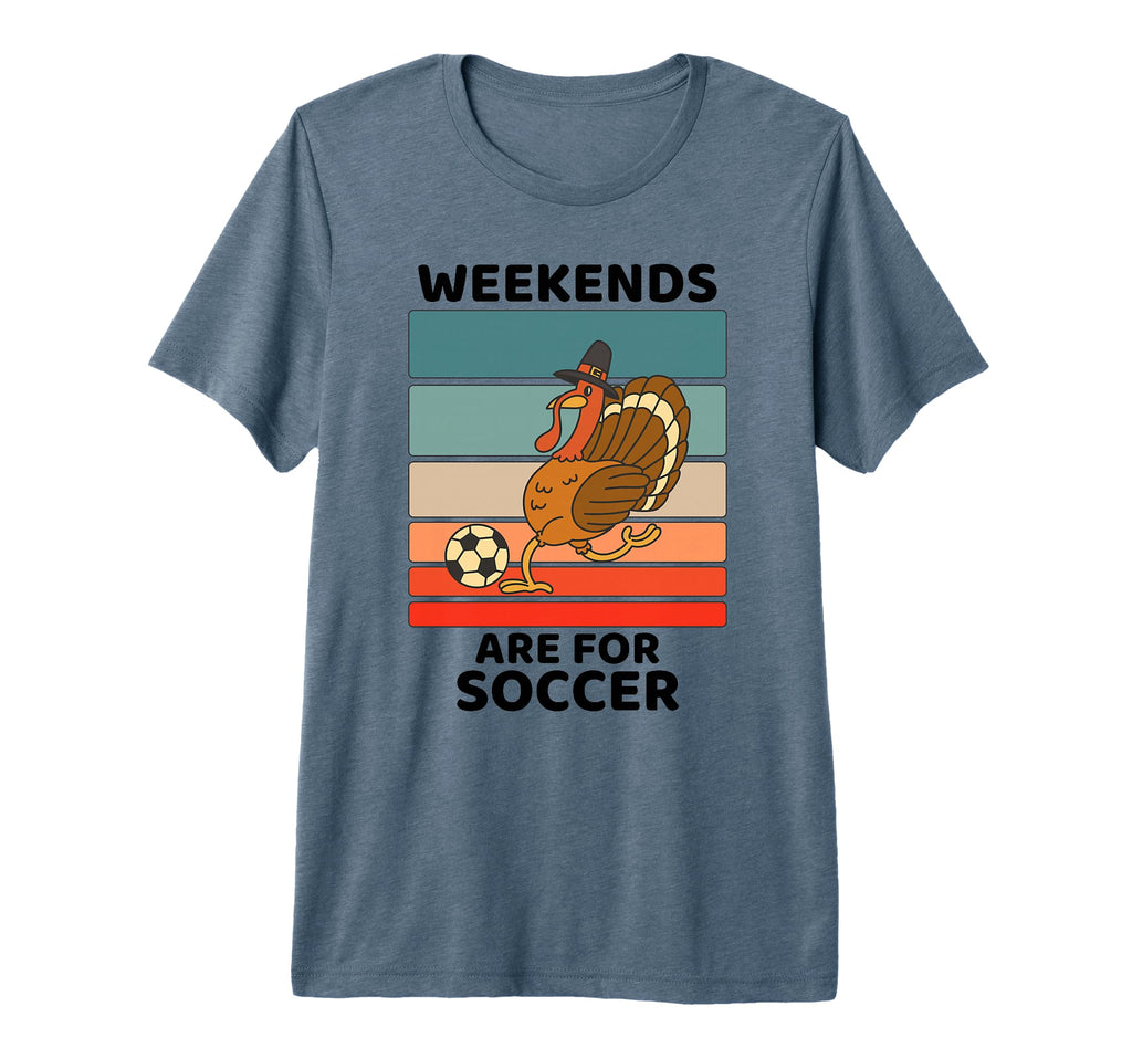Turkey Bird Lover Weekends Are Soccer T-Shirt - Trendy Graphic for Adults - T-Shirt, Sweatshirt, Hoodie