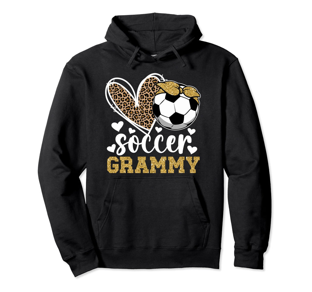 Soccer Grammy Heart Grandma Grammy Soccer Hoodie - Streetwear Style Unisex - T-Shirt, Sweatshirt, Hoodie