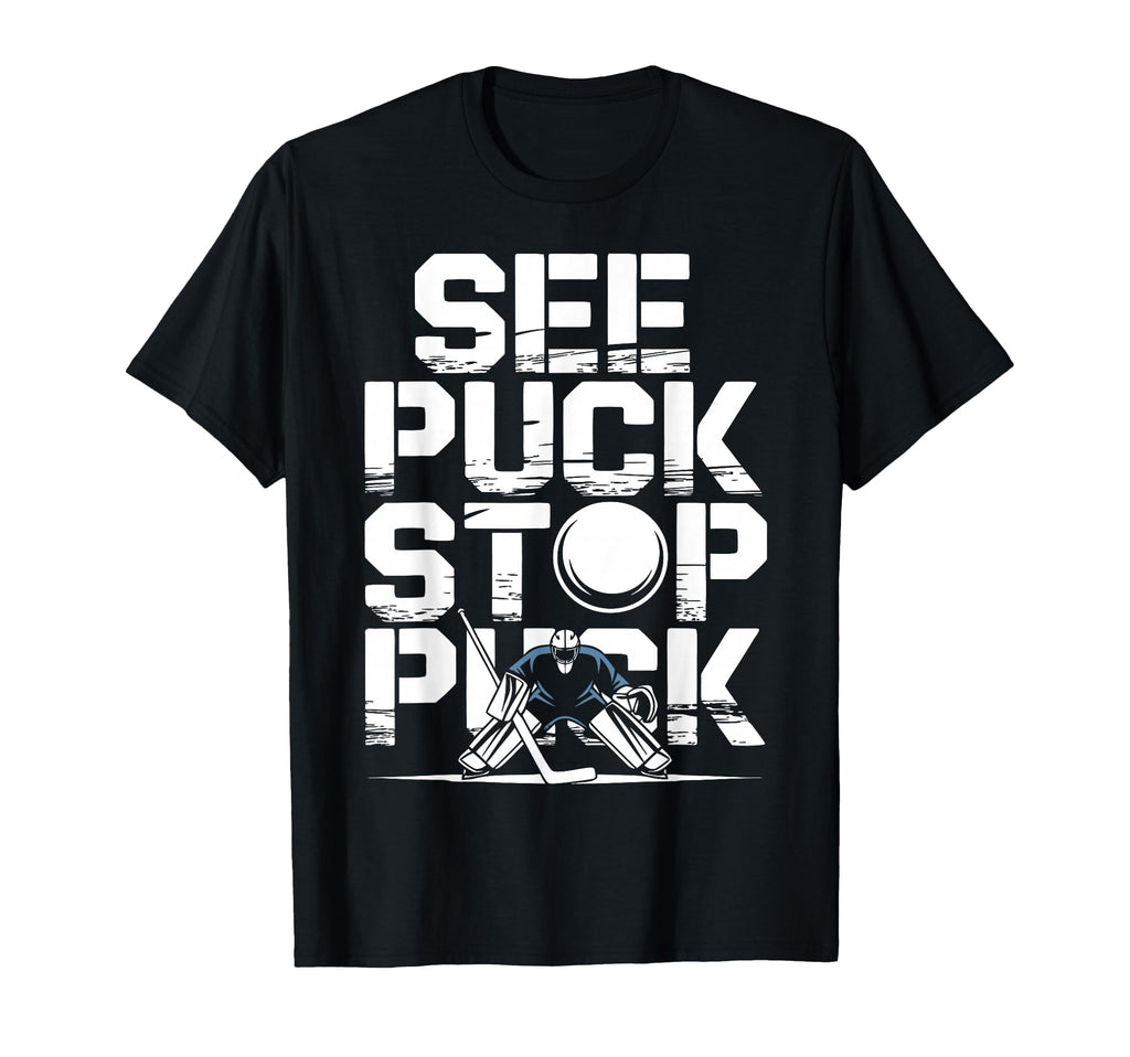 Netminder Ice Hockey Goalkeeper T-Shirt - Minimalist Print for Adults - T-Shirt, Sweatshirt, Hoodie