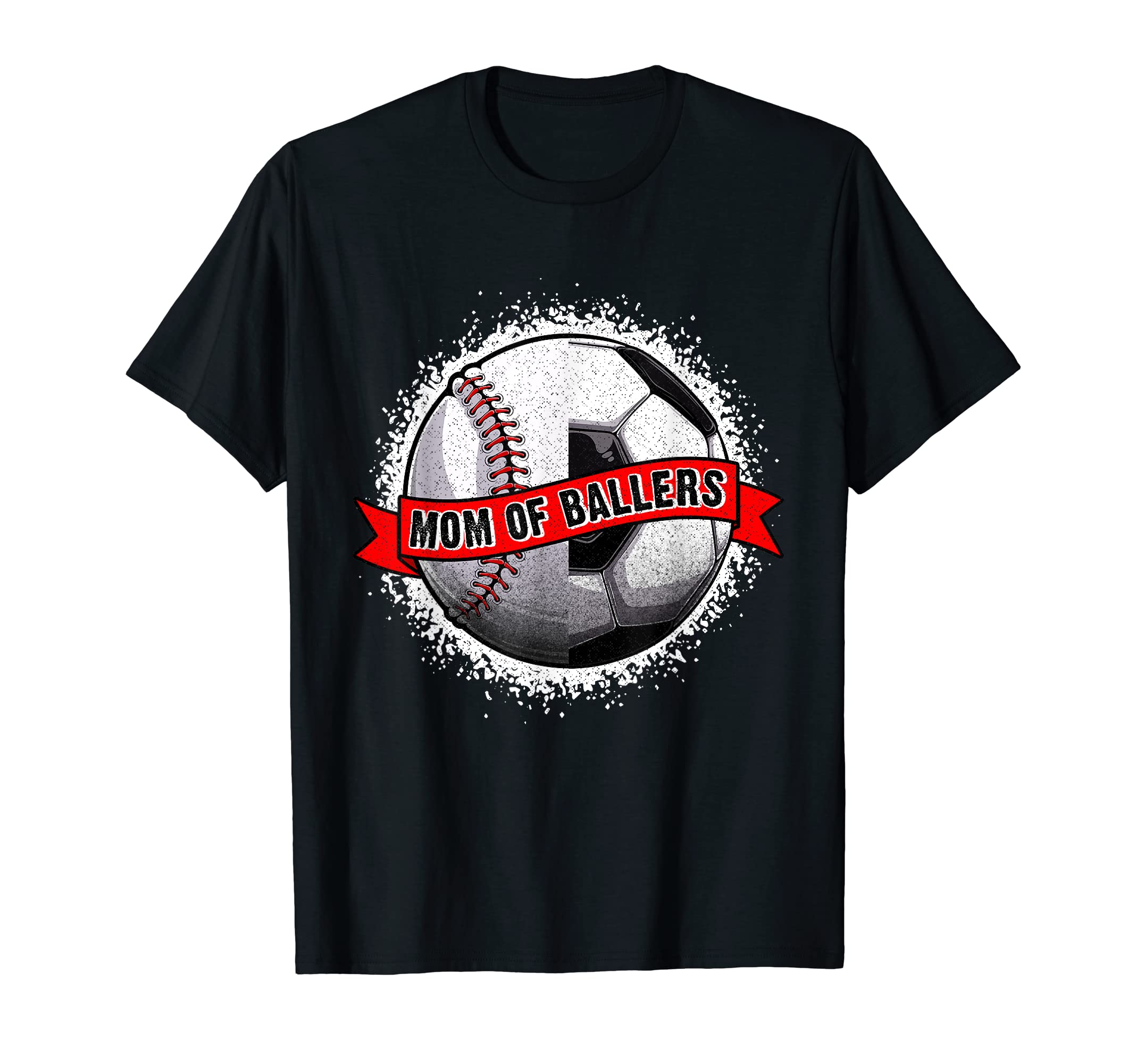 Funny Baseball Soccer Mom Ballers T-Shirt - Minimalist Print Men Women - T-Shirt, Sweatshirt, Hoodie