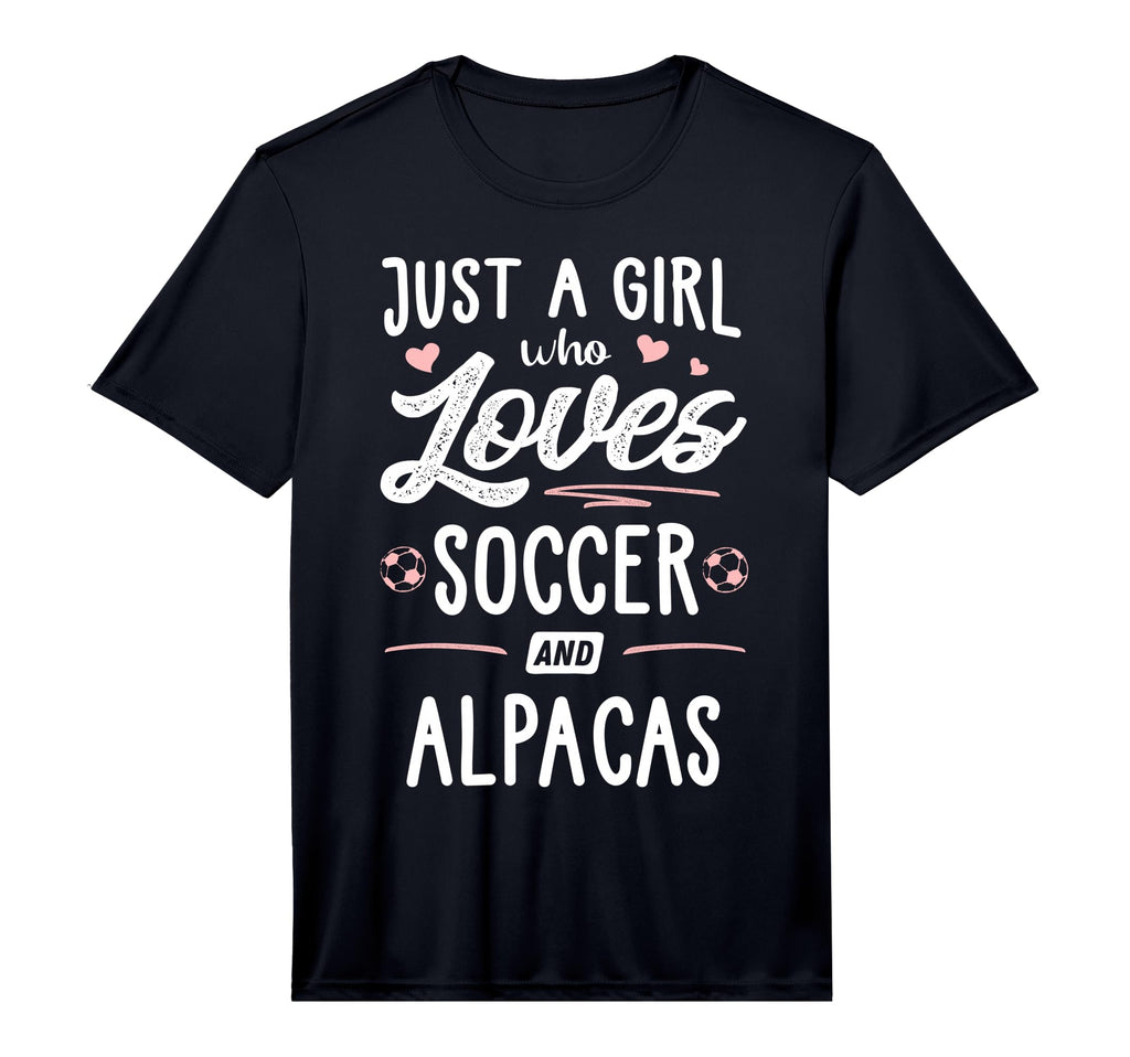 Just Who Loves Soccer And Alpacas Gift T-Shirt - Minimalist Print Unisex - T-Shirt, Sweatshirt, Hoodie