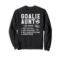 Soccer Goalie Aunt Definition Soccer Sweatshirt - Graphic Print for Adults - T-Shirt, Sweatshirt, Hoodie
