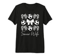 Soccer Wife Coquette Wife Soccer T-Shirt - Casual Everyday Wear Unisex - T-Shirt, Sweatshirt, Hoodie