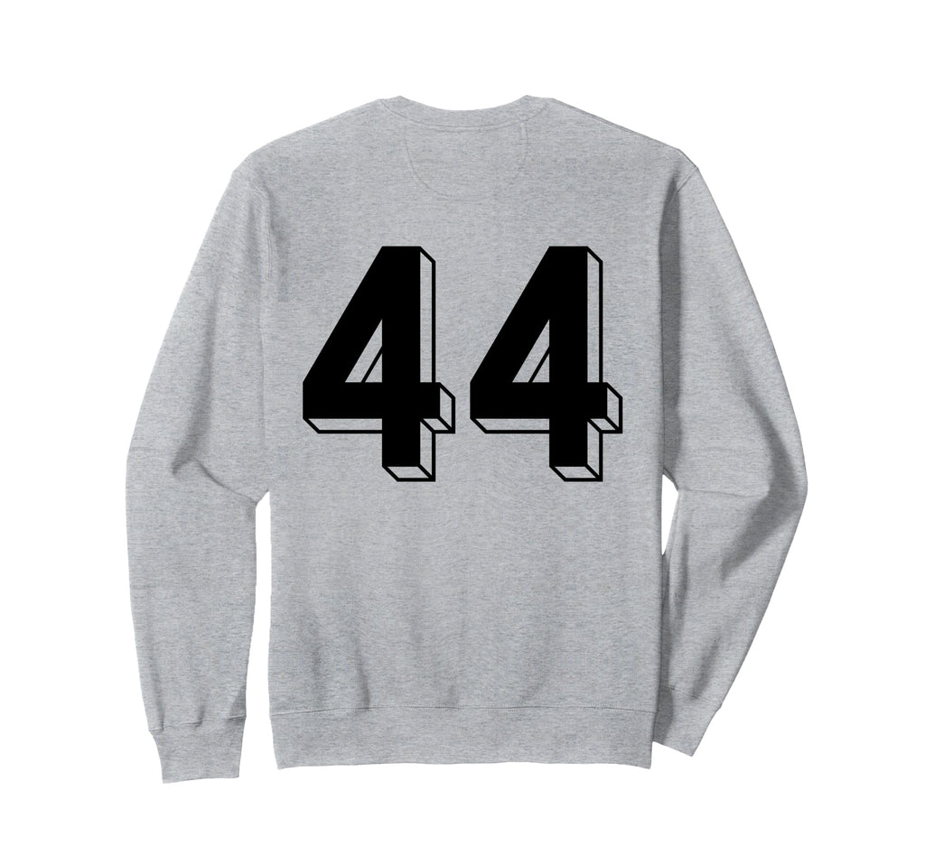Number 44 Backside 80S 90S Sweatshirt - Casual Everyday Wear for Adults - T-Shirt, Sweatshirt, Hoodie