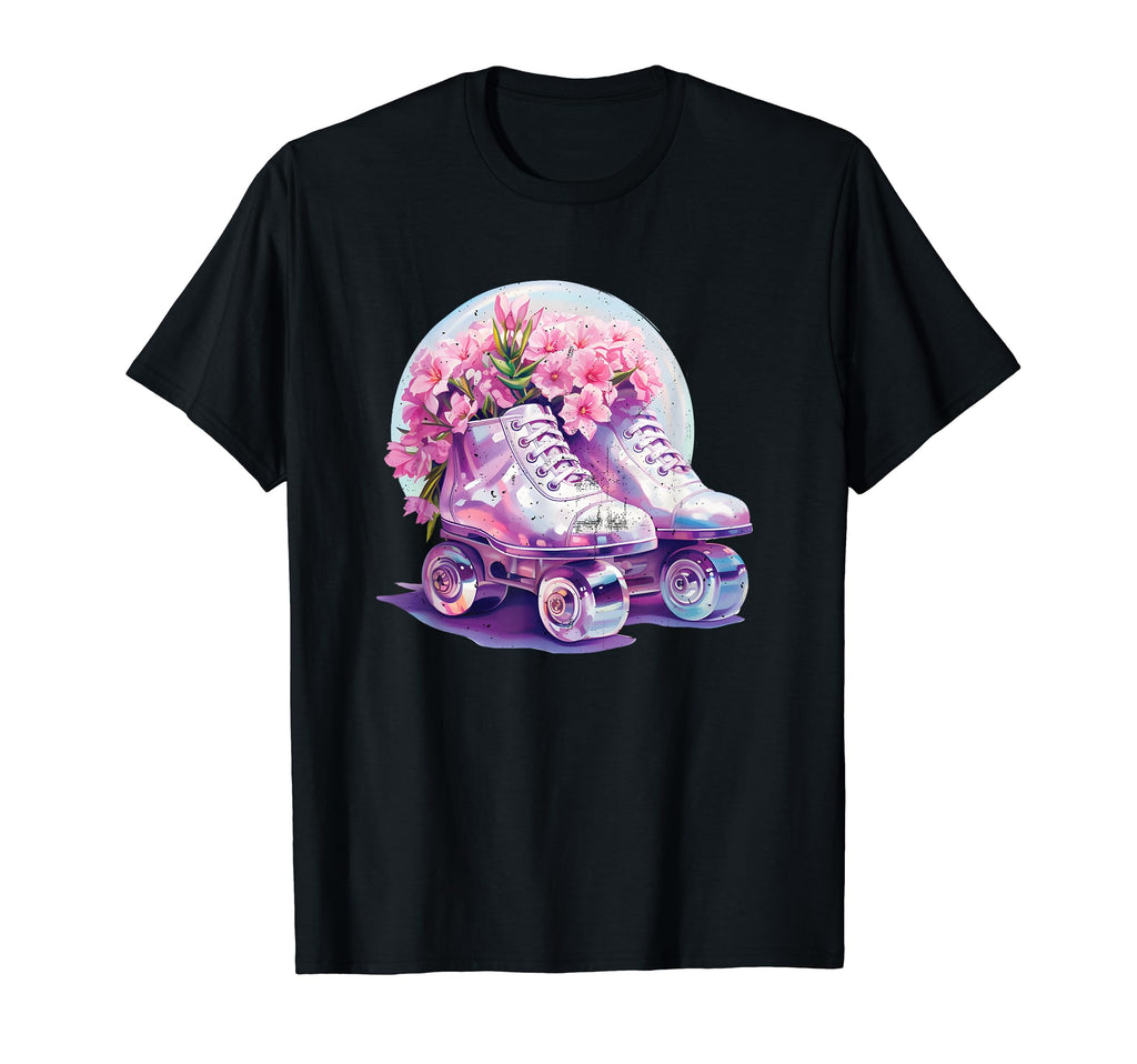 Aesthetic Vaporwave Teens Roller Skate T-Shirt - Novelty Apparel Men Women - T-Shirt, Sweatshirt, Hoodie