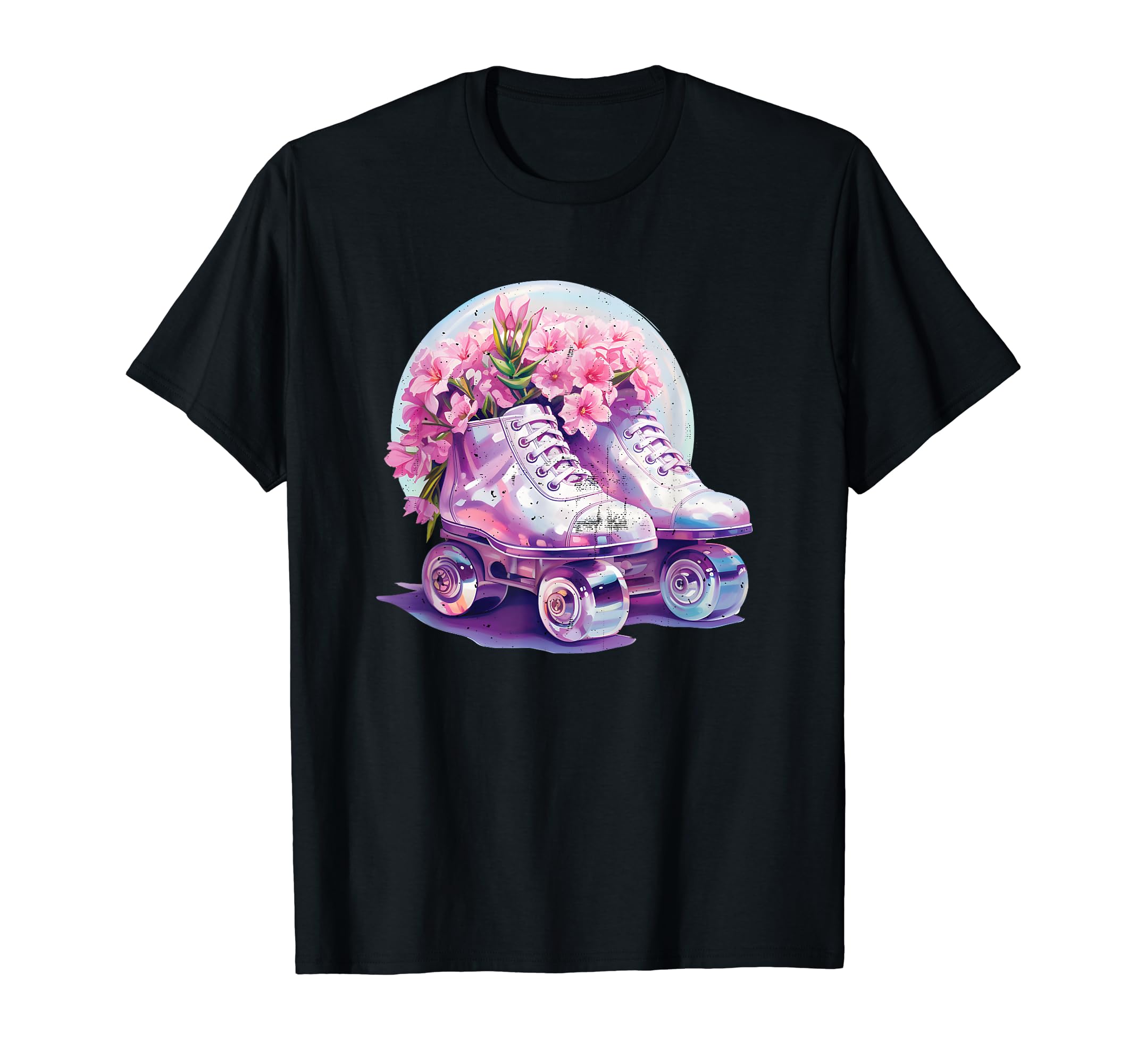 Aesthetic Vaporwave Teens Roller Skate T-Shirt - Novelty Apparel Men Women - T-Shirt, Sweatshirt, Hoodie