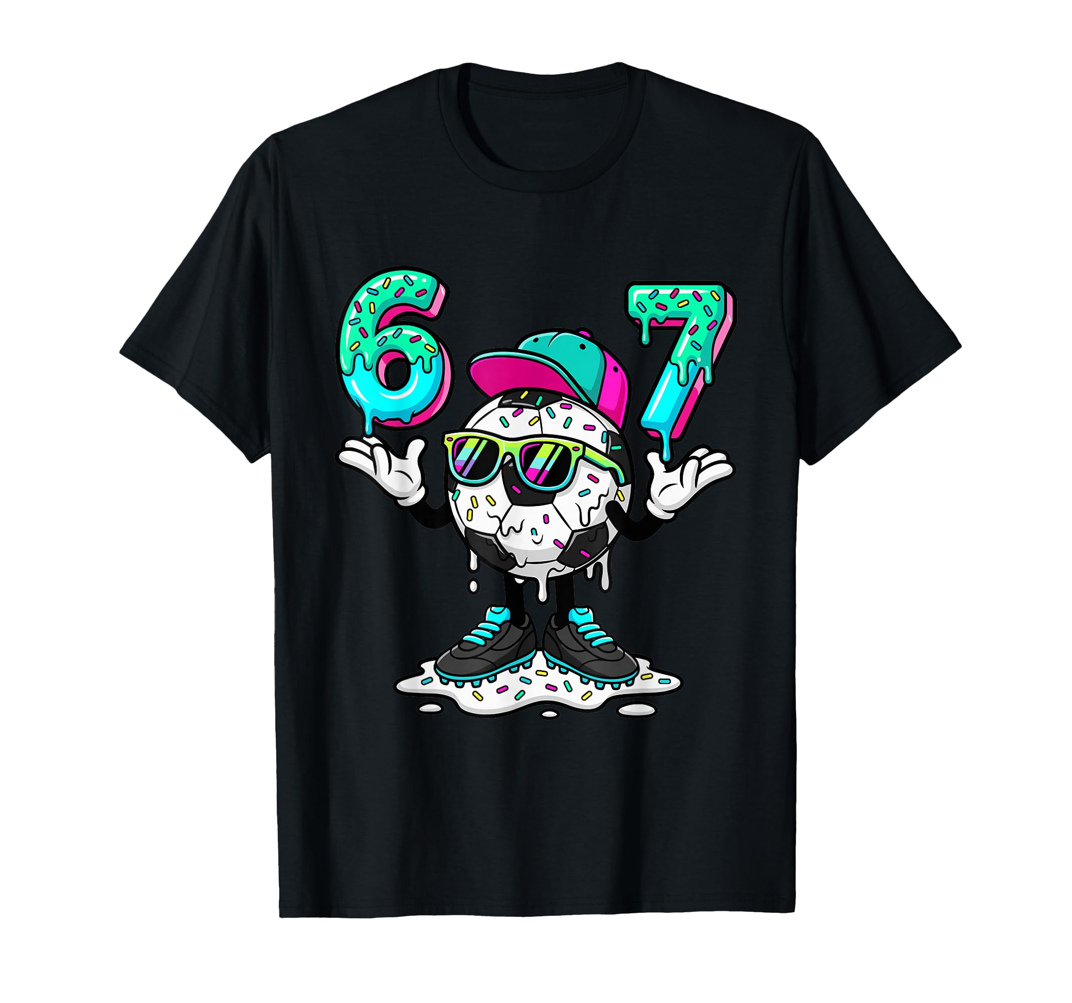 67 Meme Six Seven 6 7 Meme Funny T-Shirt - Minimalist Print Men Women - T-Shirt, Sweatshirt, Hoodie