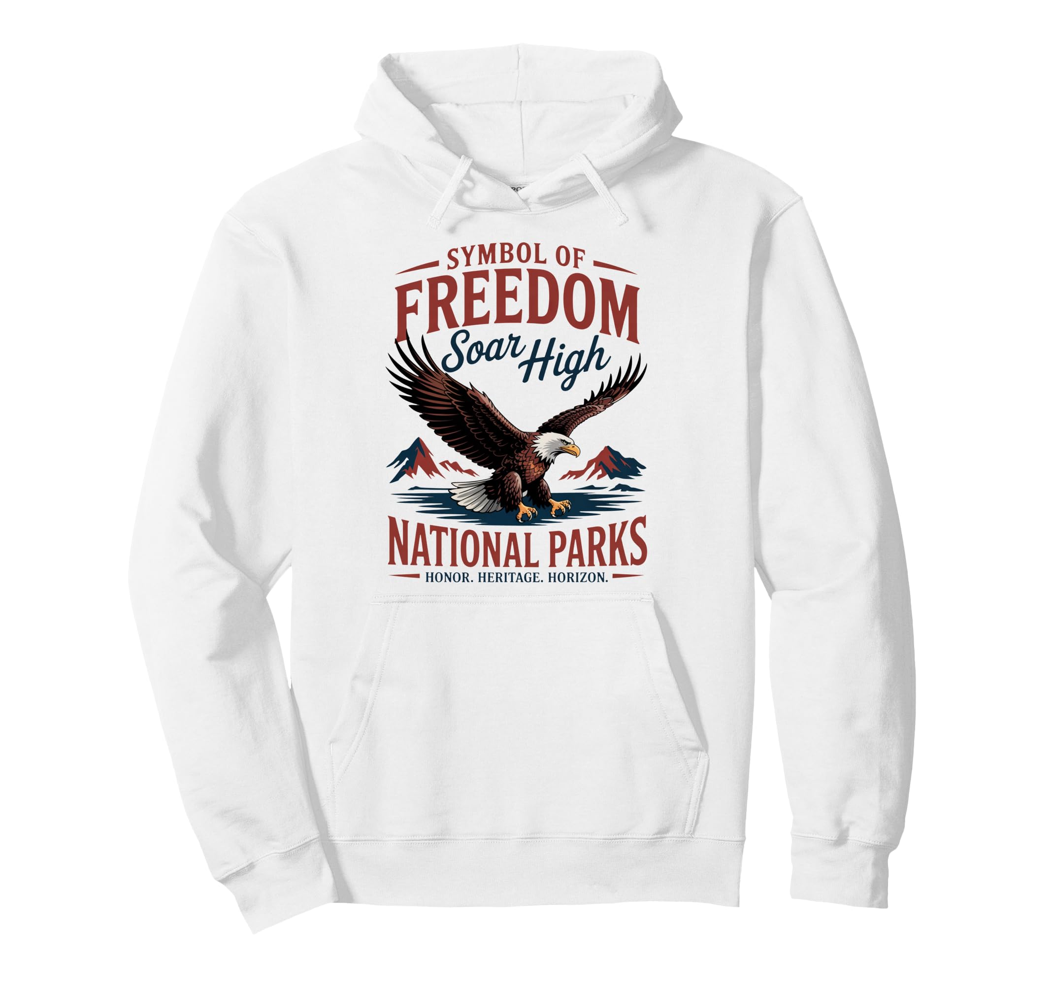 Patriotic American Usa Eagle National Hoodie - Graphic Print for Adults - T-Shirt, Sweatshirt, Hoodie