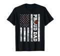 Proud Dad American Flag Funny Soccer T-Shirt - Streetwear Style for Adults - T-Shirt, Sweatshirt, Hoodie