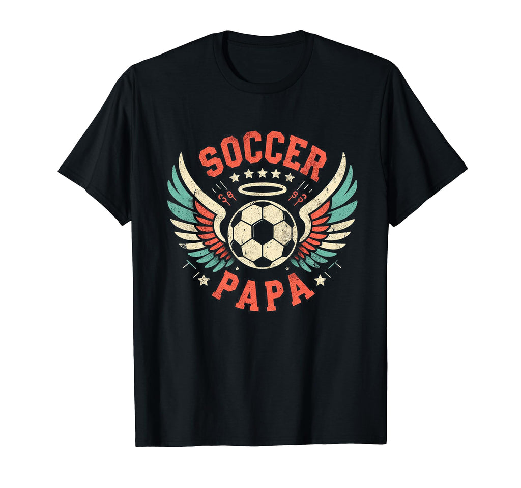 Soccer Papa Family Matching Dad Fathers T-Shirt - Trendy Graphic Men Women - T-Shirt, Sweatshirt, Hoodie