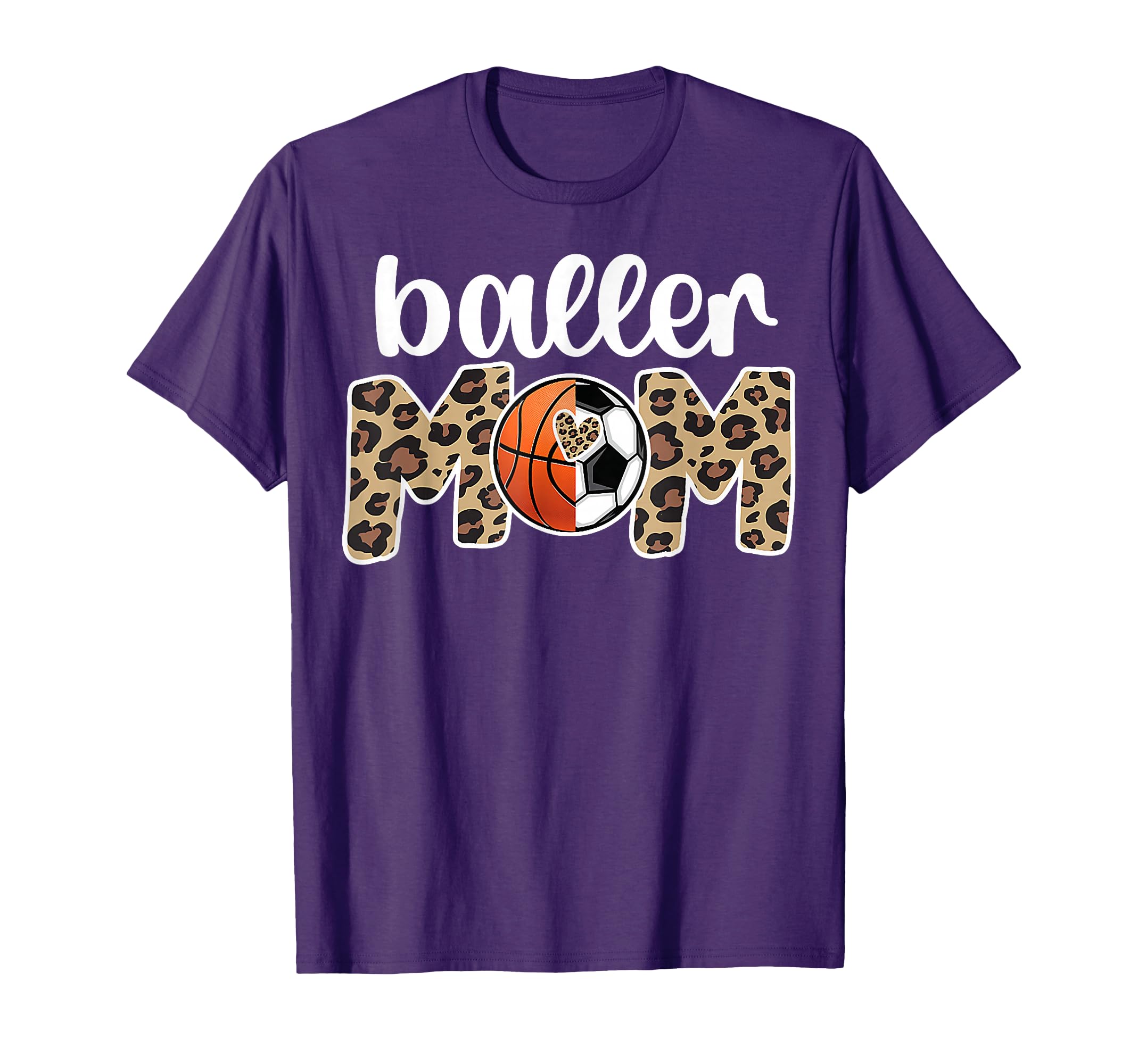 Baller Mom Proud Basketball Soccer Player T-Shirt - Novelty Apparel Unisex - T-Shirt, Sweatshirt, Hoodie