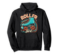 Roller Skater Skating Skates Hoodie - Trendy Graphic Unisex - T-Shirt, Sweatshirt, Hoodie