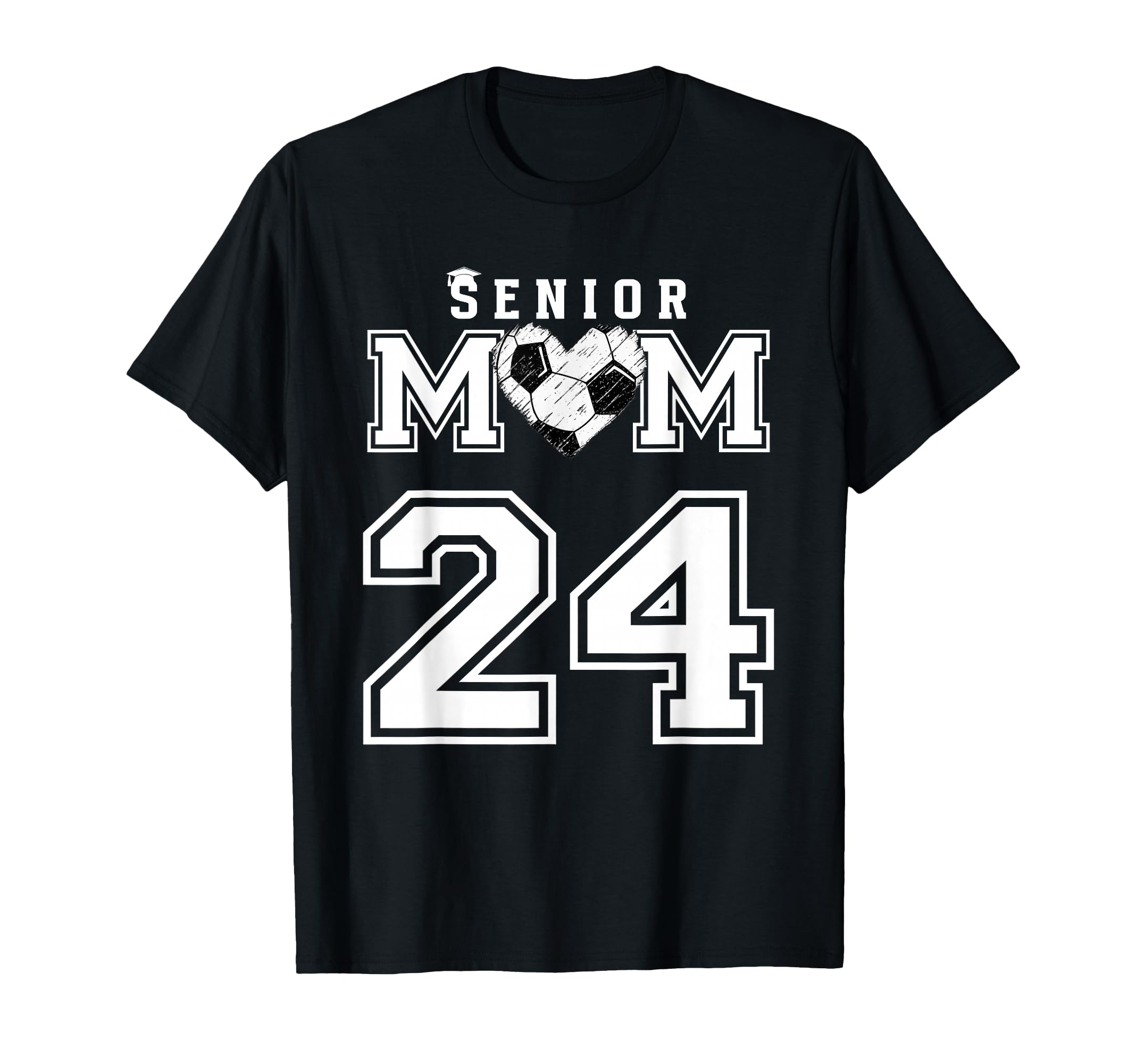 Proud Senior Soccer Mom Custom T-Shirt - Custom Art Print for Adults - T-Shirt, Sweatshirt, Hoodie