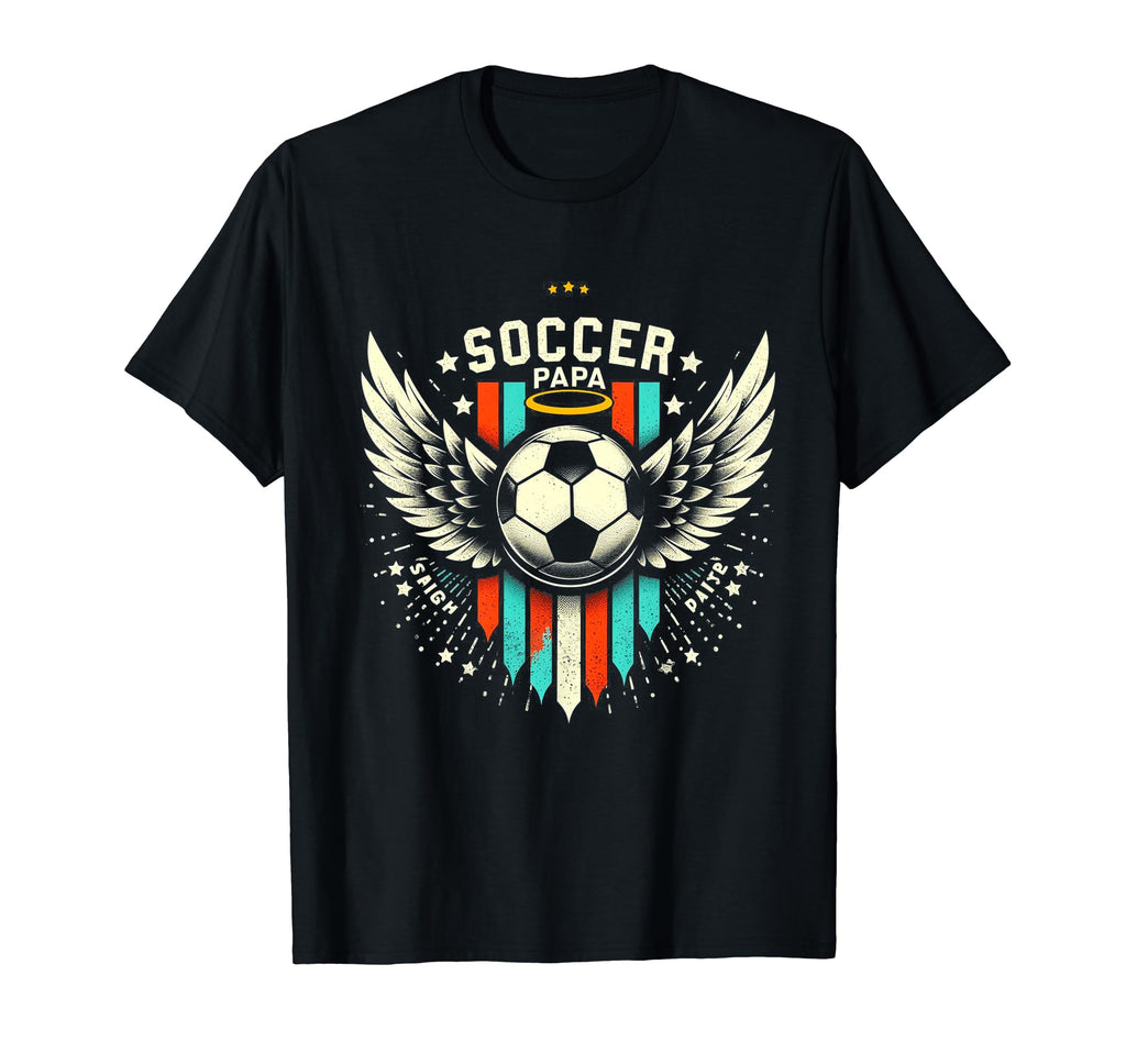 Soccer Papa Family Matching Dad Fathers Day T-Shirt - Unique Graphic Unisex - T-Shirt, Sweatshirt, Hoodie