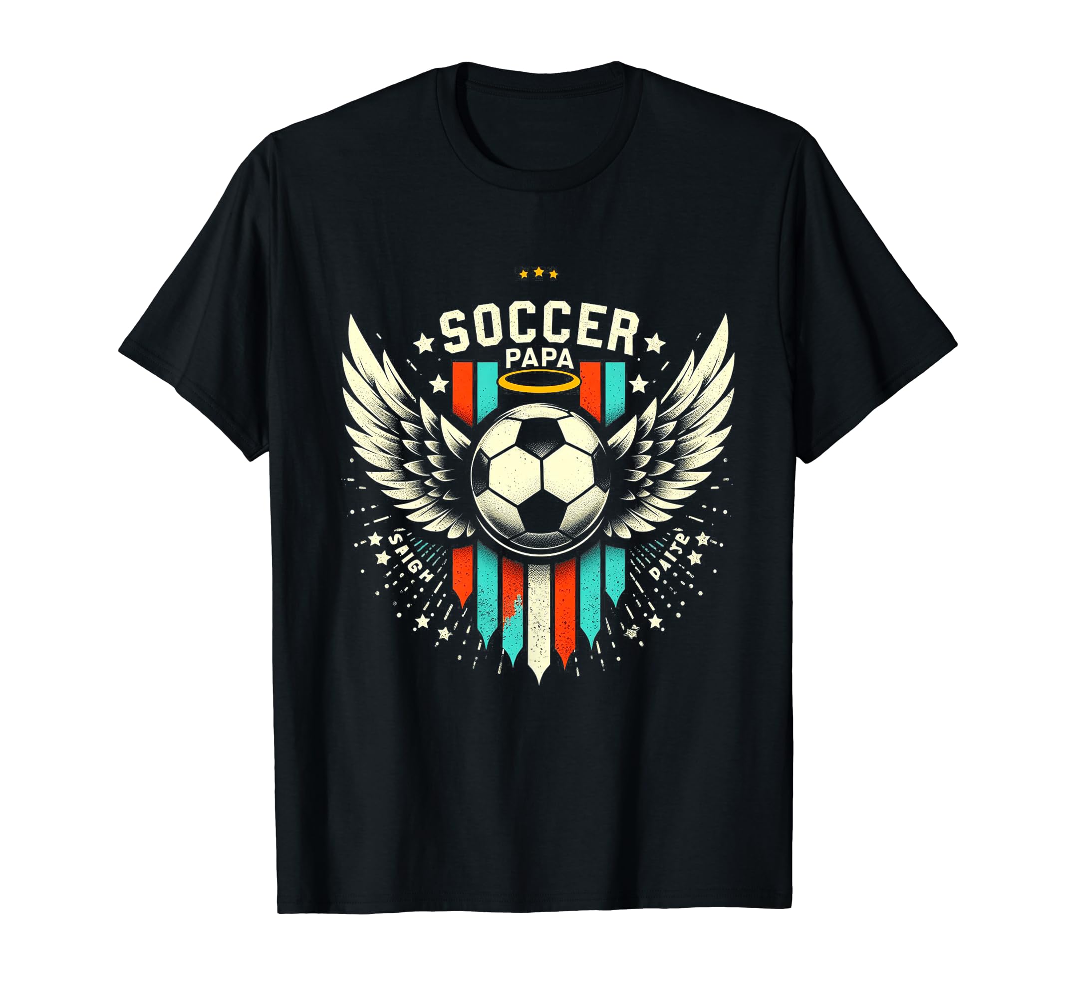 Soccer Papa Family Matching Dad Fathers Day T-Shirt - Unique Graphic Unisex - T-Shirt, Sweatshirt, Hoodie