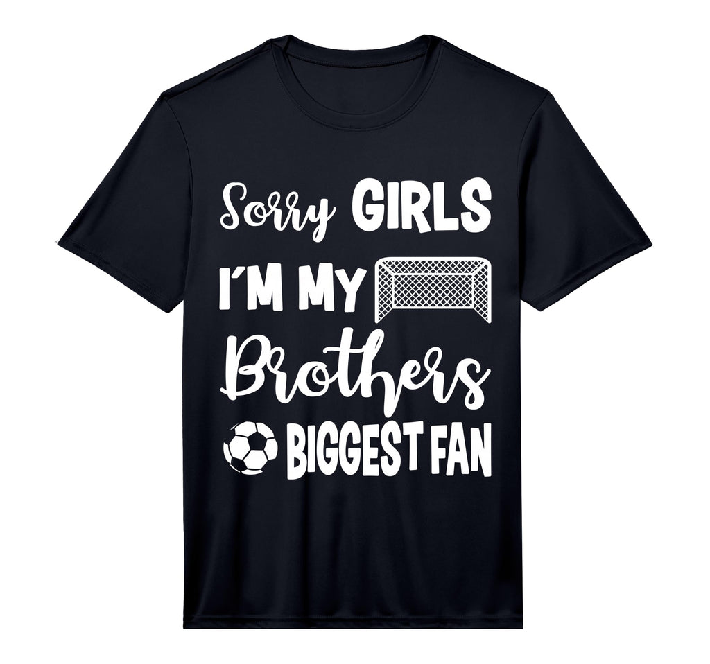 Soccer Sister Biggest Fan Little T-Shirt - Custom Art Print for Adults - T-Shirt, Sweatshirt, Hoodie