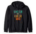 Soccer And Cheer Cheerleader Dad T-Shirt - Casual Everyday Wear Unisex - T-Shirt, Sweatshirt, Hoodie