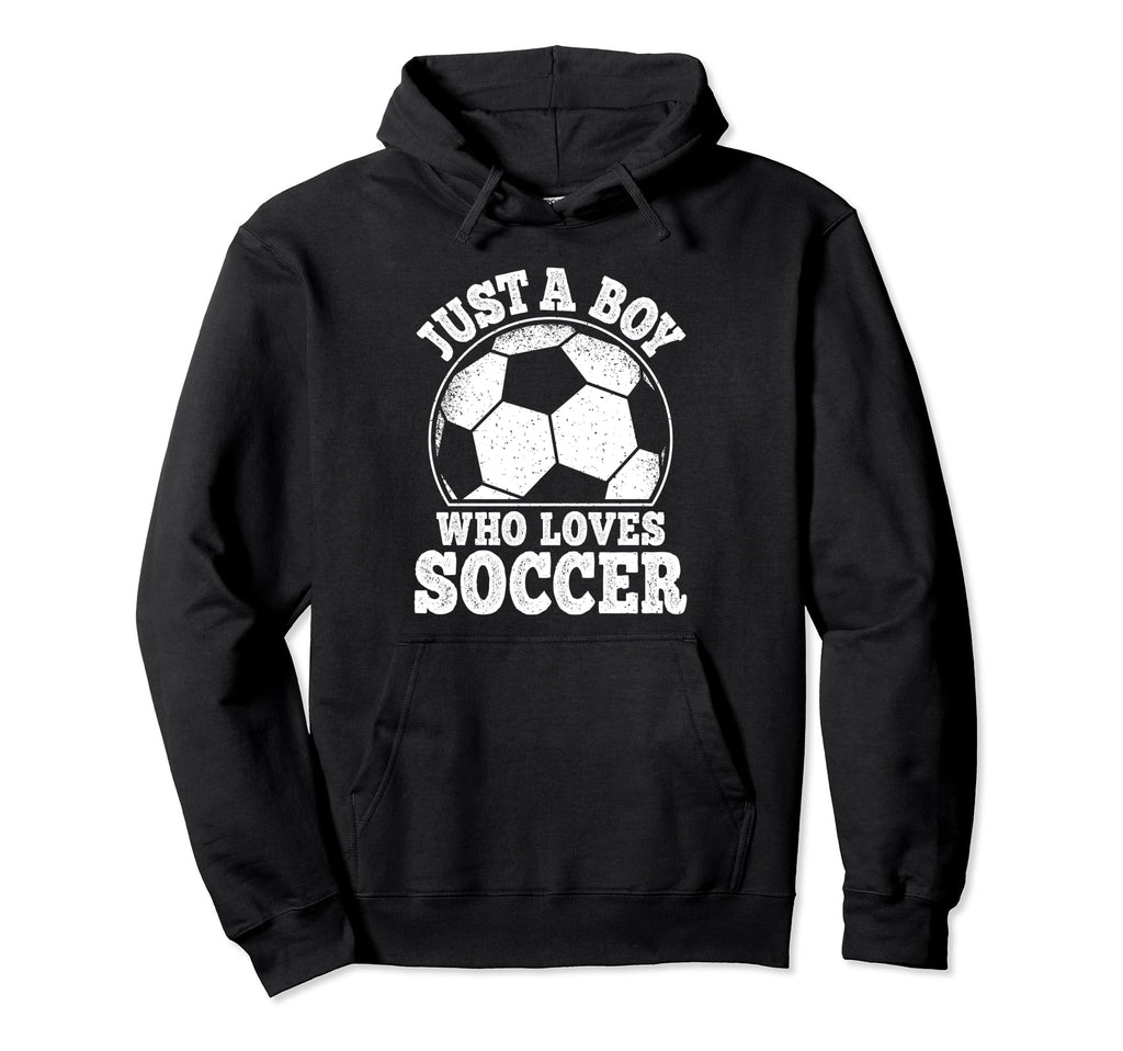 Just Who Loves Soccer Funny Soccer Player Hoodie - Graphic Print Men Women - T-Shirt, Sweatshirt, Hoodie