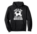 Just Who Loves Soccer Funny Soccer Player Hoodie - Graphic Print Men Women - T-Shirt, Sweatshirt, Hoodie