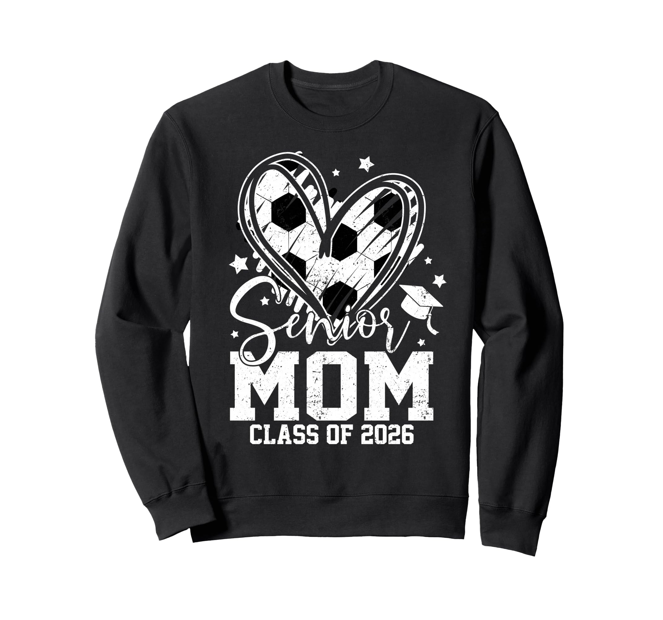 Senior Mom Class 2026 Soccer Sweatshirt - Minimalist Print Unisex - T-Shirt, Sweatshirt, Hoodie