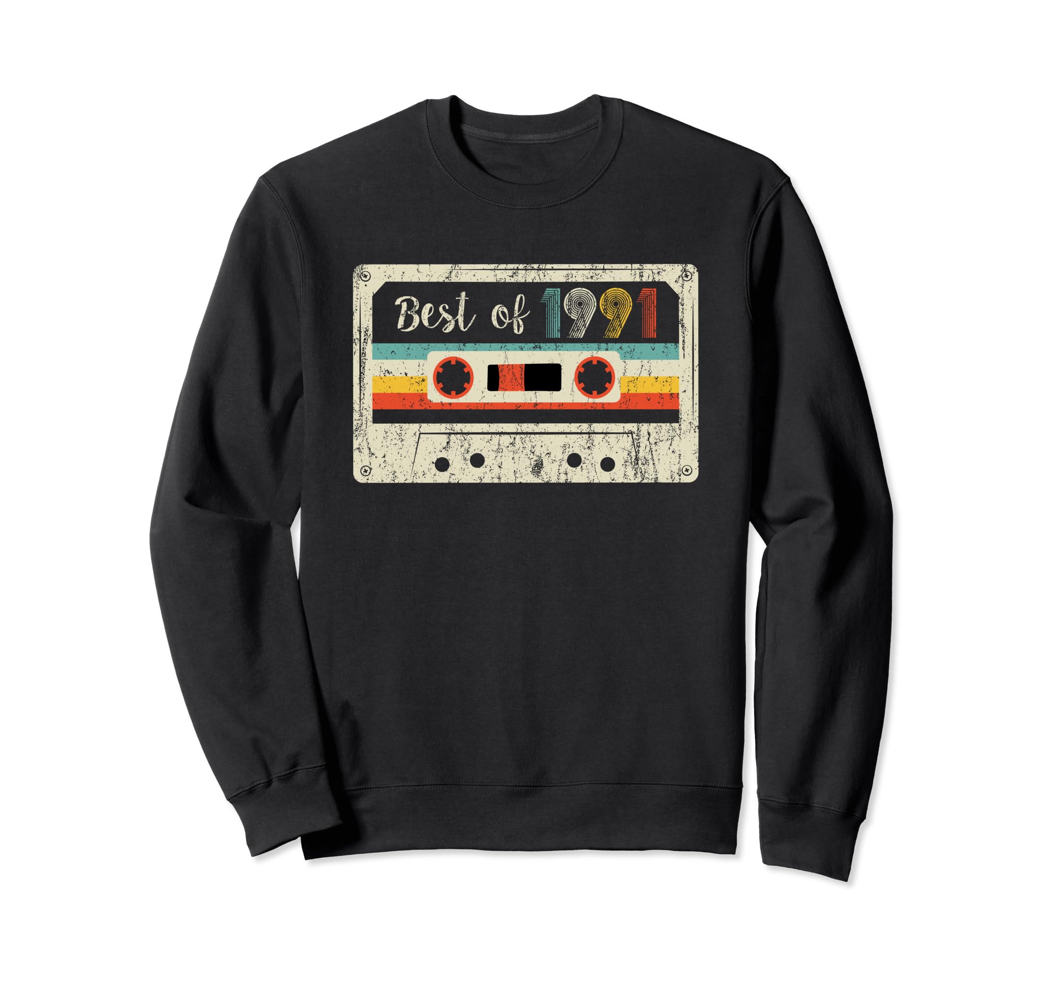 Best 1991 1991 Cassette Tape Sweatshirt - Fun Novelty Design Unisex - T-Shirt, Sweatshirt, Hoodie