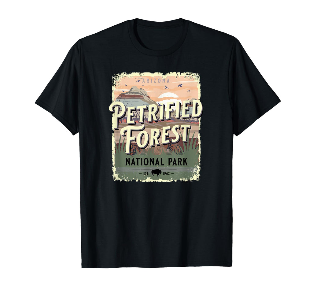 Petrified Forest National Park Arizona T-Shirt - Custom Art Print Unisex - T-Shirt, Sweatshirt, Hoodie